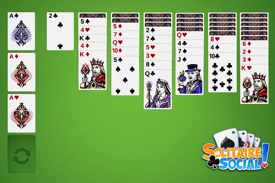 Klondike solitaire full screen