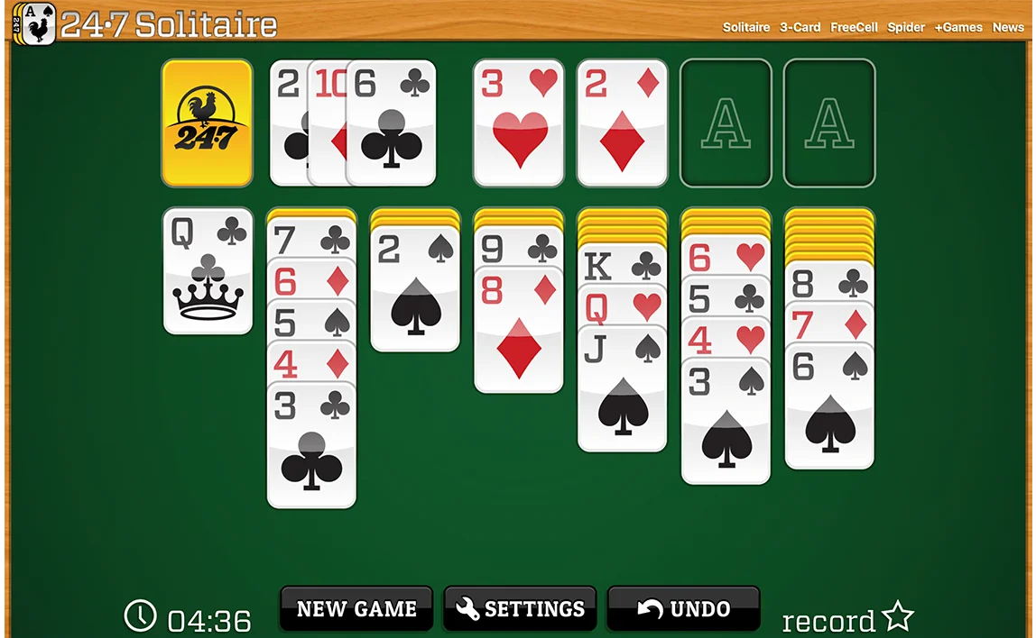 Klondike solitaire online